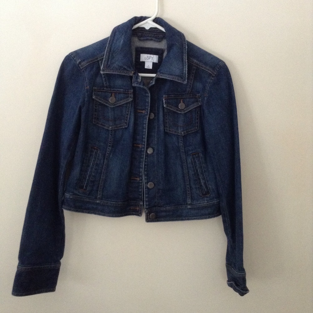 Ann Taylor Loft Jean Jacket size 4